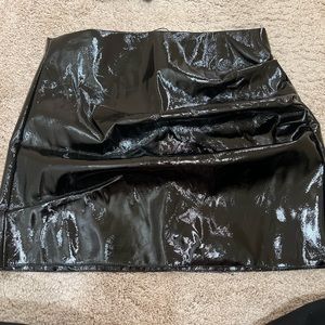 Zara Vinyl Skirt